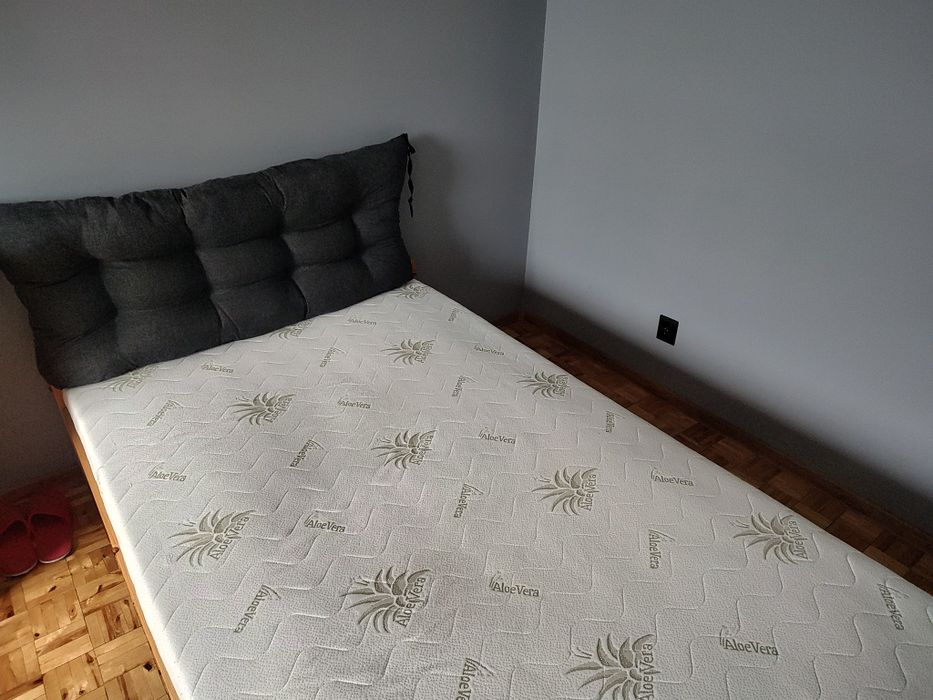 Materac na łóżko 120x200x20 200x120x20 cm Aloe Vera sprężyny kokos H3