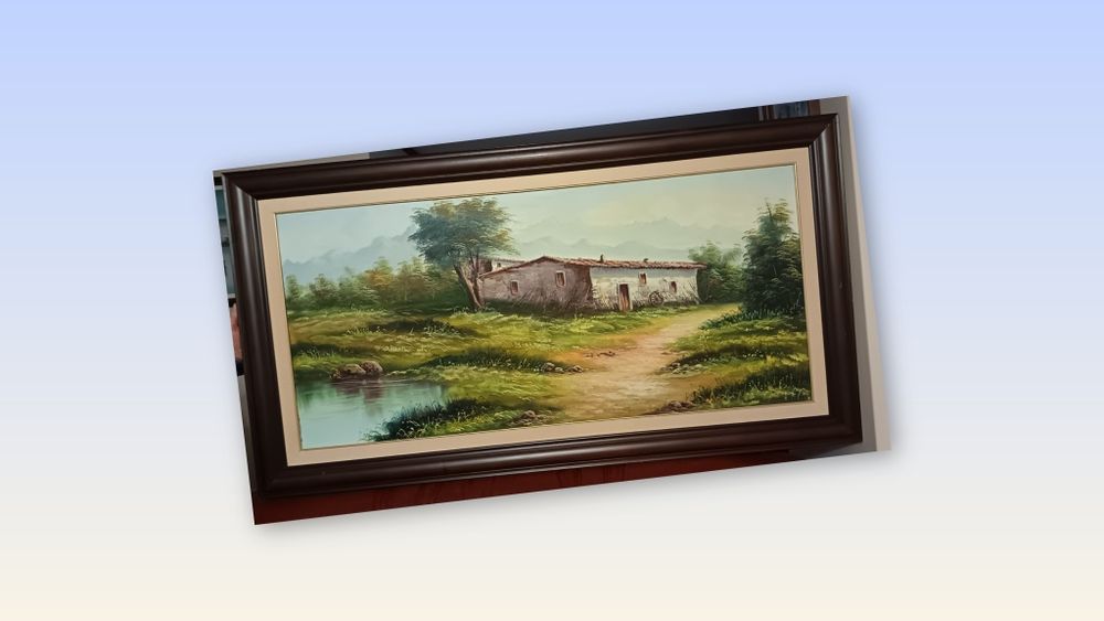 Quadro 1,50m x 0,8m paisagem da natureza, de b