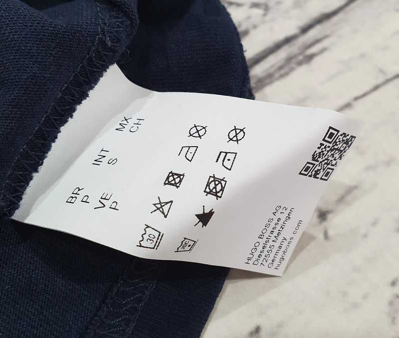 Hugo Boss * koszulka * nadruk * męska * S