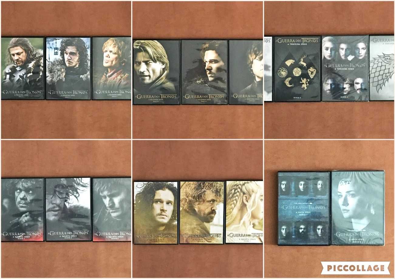 FILME SÉRIE DVD [5€ cada] A Guerra dos Tronos Game of Thrones