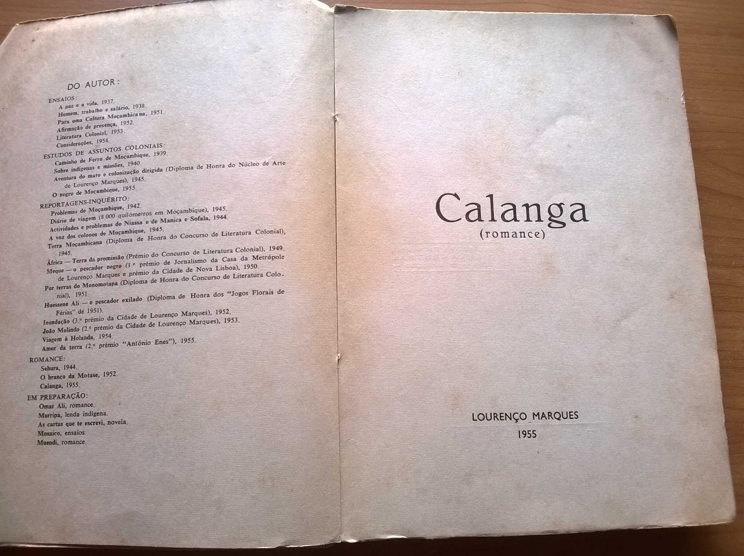 " Calanga " (1.ª edição) - Rodrigues Júnior