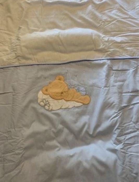 Edredo/ Conjunto para cama de bebé 120x90