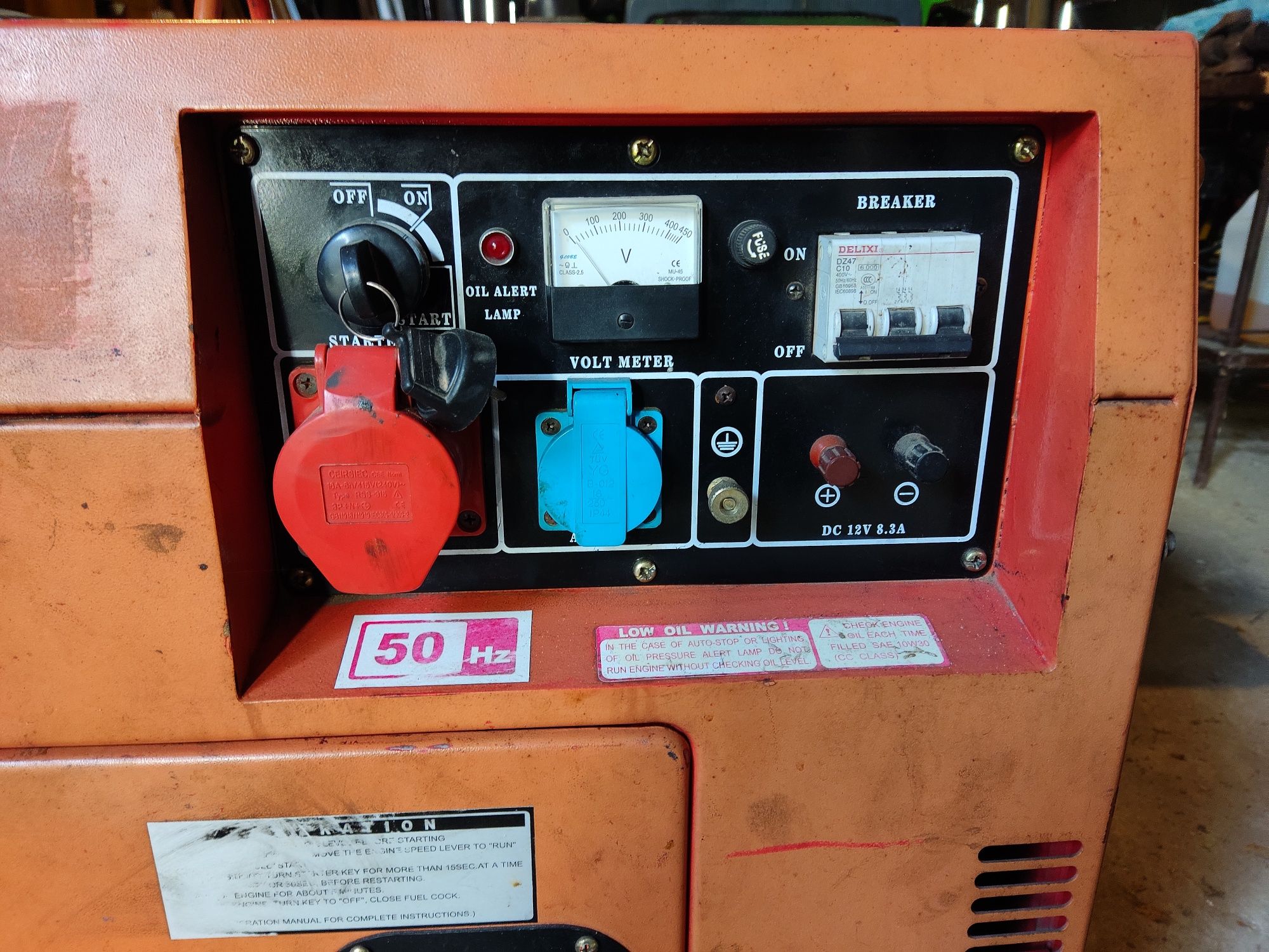 Agregat prądotwórczy diesel 6.5 kw, 3f, Yanmar