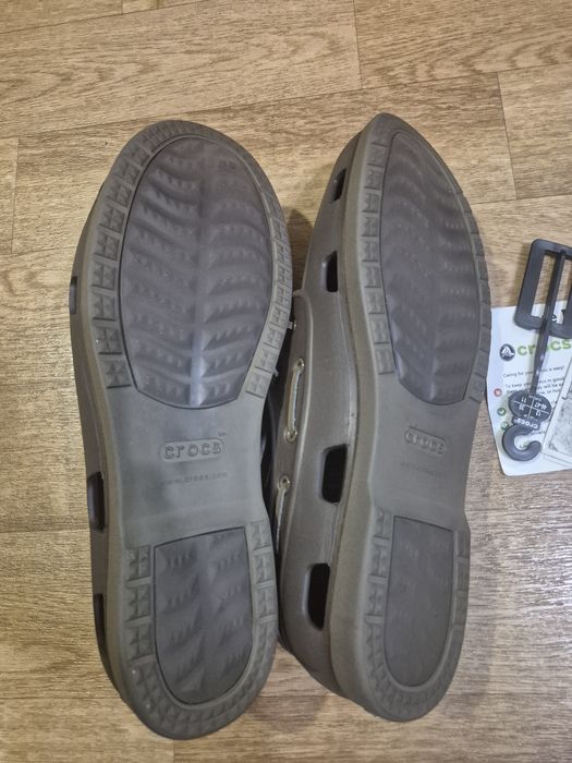 Чоловічі топсайдери Crocs Jibbitz Classic мокасини 46-47 (M12) 30.