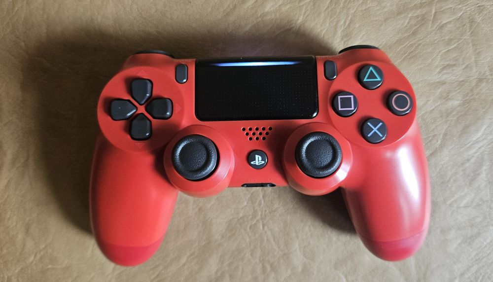 Геймпад Dualshock 4 v2 original magma red з TMR стіком. Гарантія 3 міс
