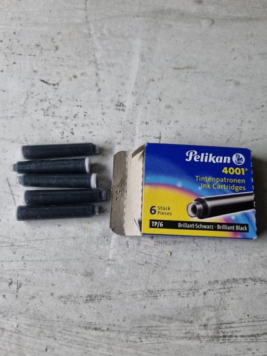 Naboje do piór Pelikan czarne 5 szt.