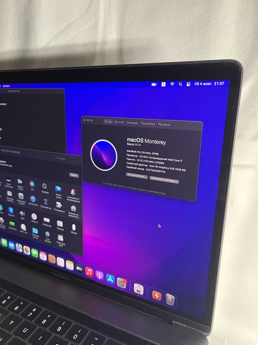 MacBook Pro 15" 1Tb (2016) a1707