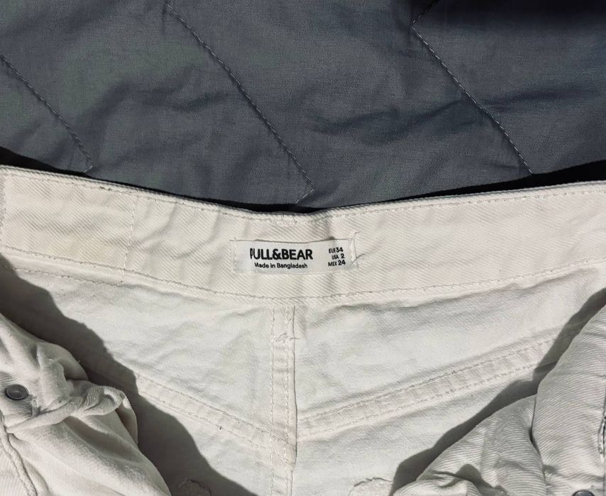 Шорти джинсові білі