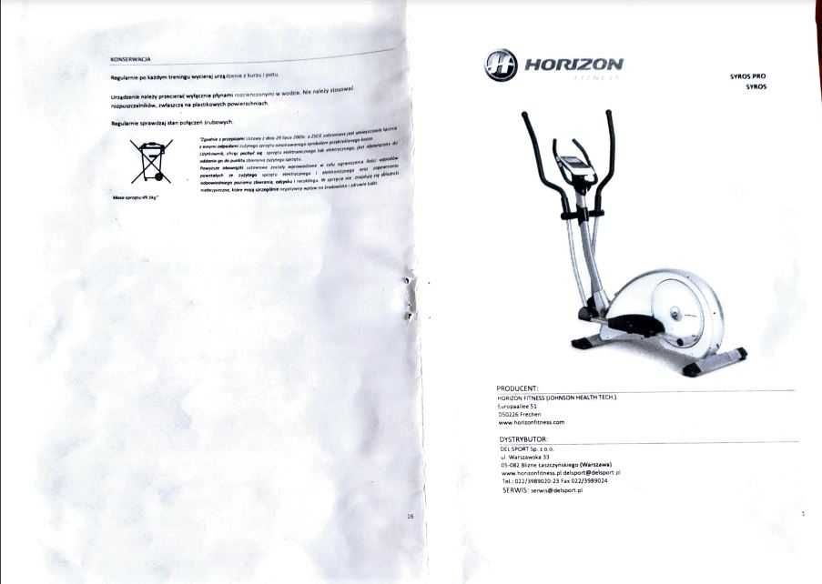 Orbitrek Horizon Fitness SYROS PRO