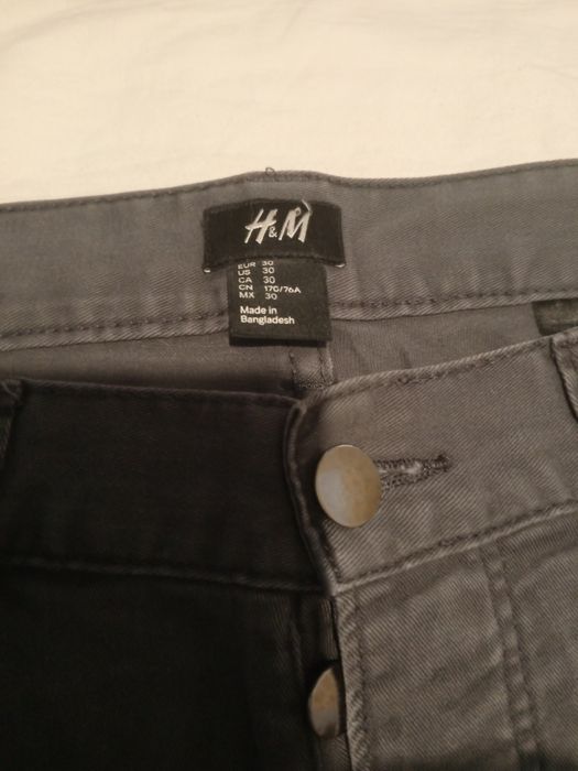Джинси H&M сірого кольору
