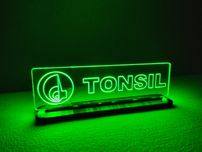 Tonsil, logo, lampka led