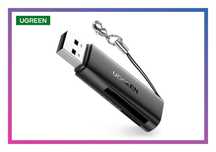 Кардридер USB для карт MicroSD/TF до 512GB картридер ЮСБ UGREEN