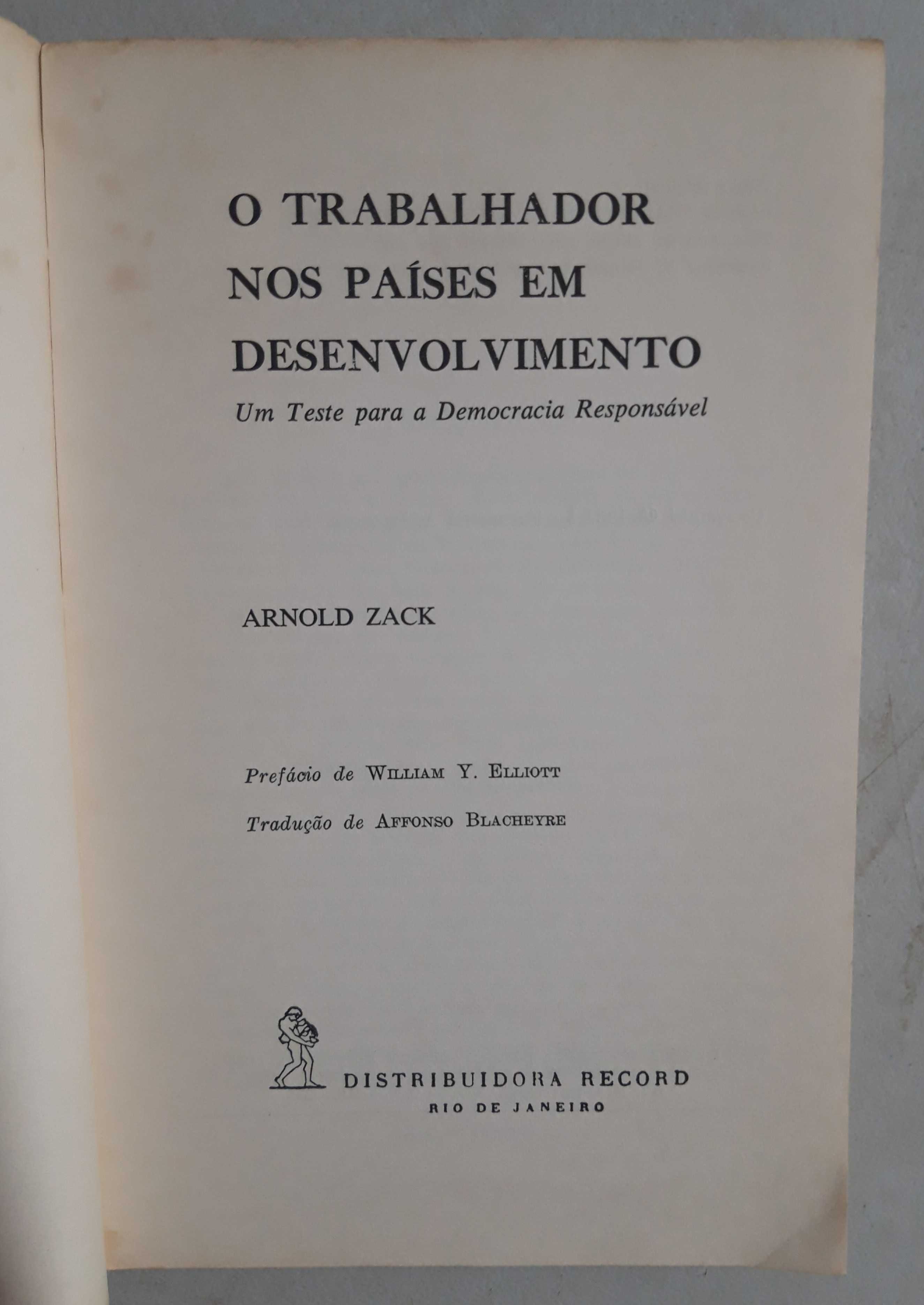 Livro PA-7 - Arnold Zack - O Trabalhador nos Países em Desenvolvimento