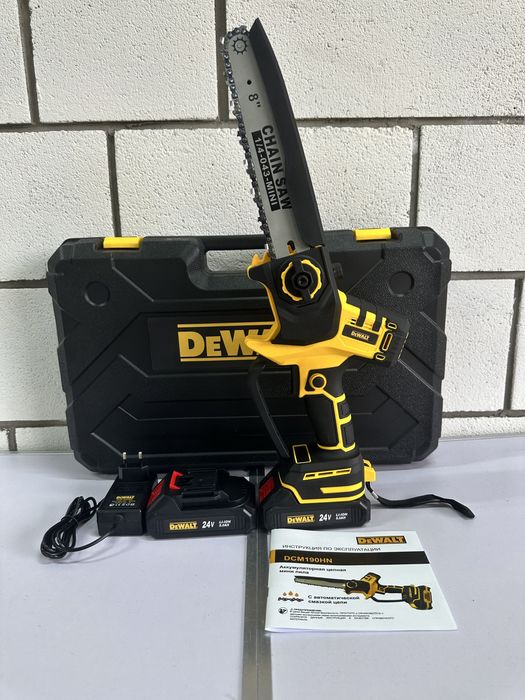 Акція до суботи!! Акумуляторнапила DeWalt DCM 190 24в 5ампер 20см шина