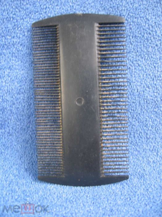 Гребень расчёска двухсторонняя гребешок пластмасса клеймо СССР
