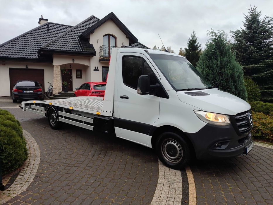 MERCEDES SPRINTER 12.2020 r Salon PL AUTO LAWETA Nowy najazd