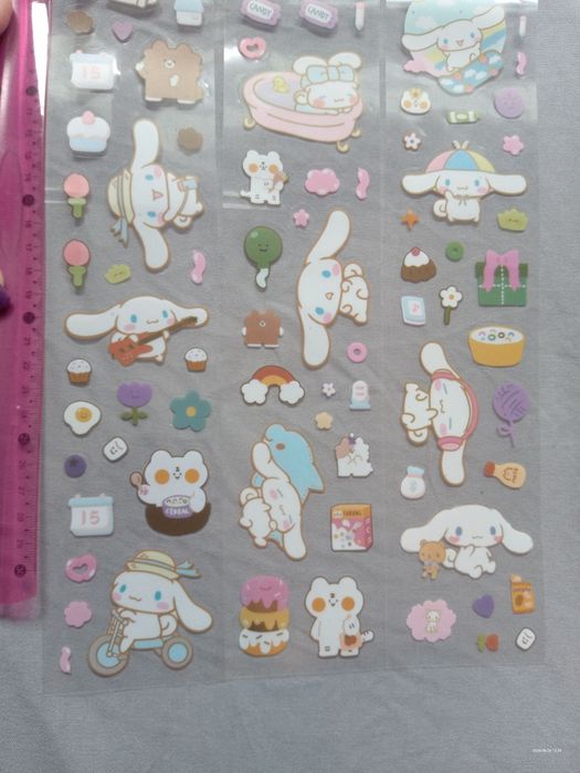 20 arkuszy naklejki cinnamoroll