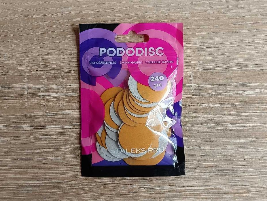 Nowe nakładki PODODISC STALEKS PRO L 240 grit (50 szt)