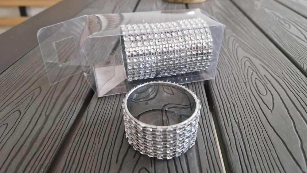 Conjunto 4 argolas para guardanapos