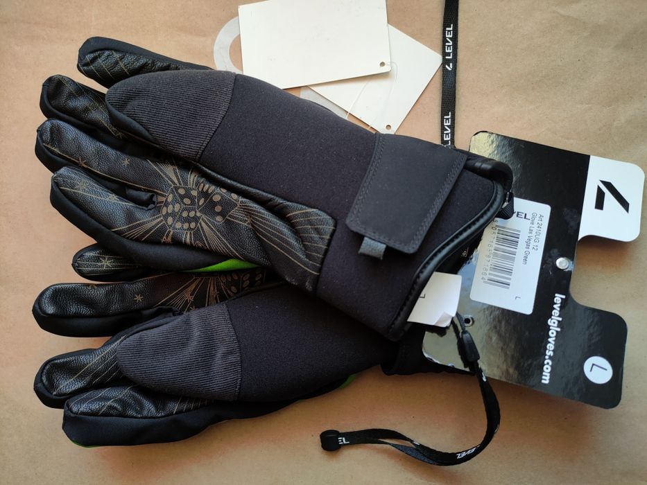 Nowe rękawice narciarskie snowboard Level Poker 9 L męskie na narty