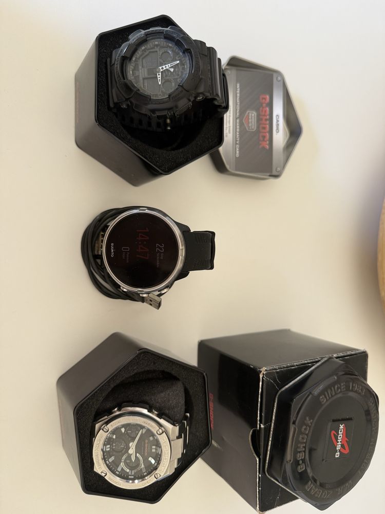 Relógios Casio G- Shock e Suunto