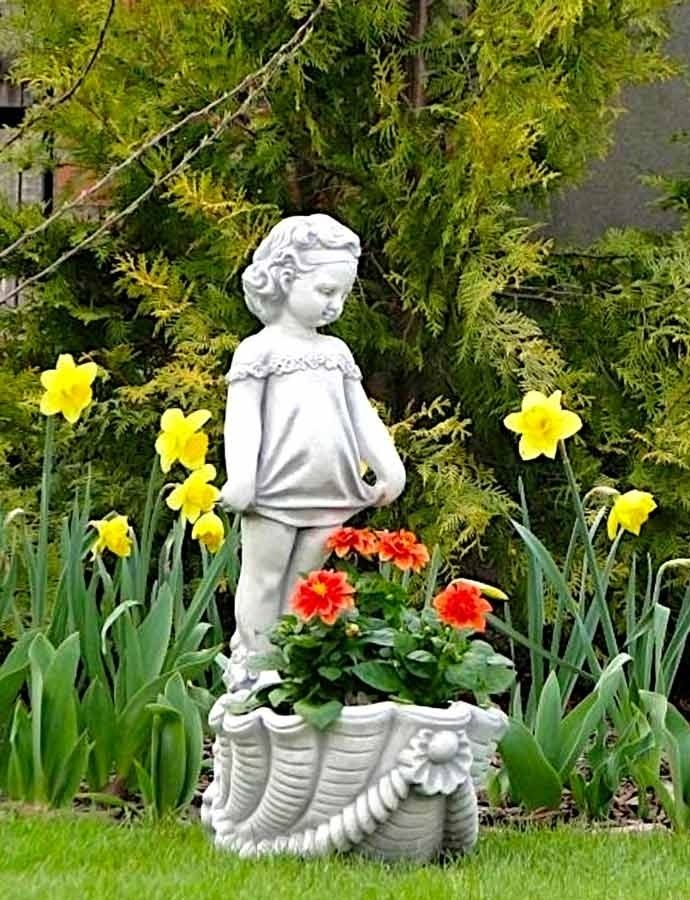 Садові фігури Скульптури Янголи Фонтан з басейном