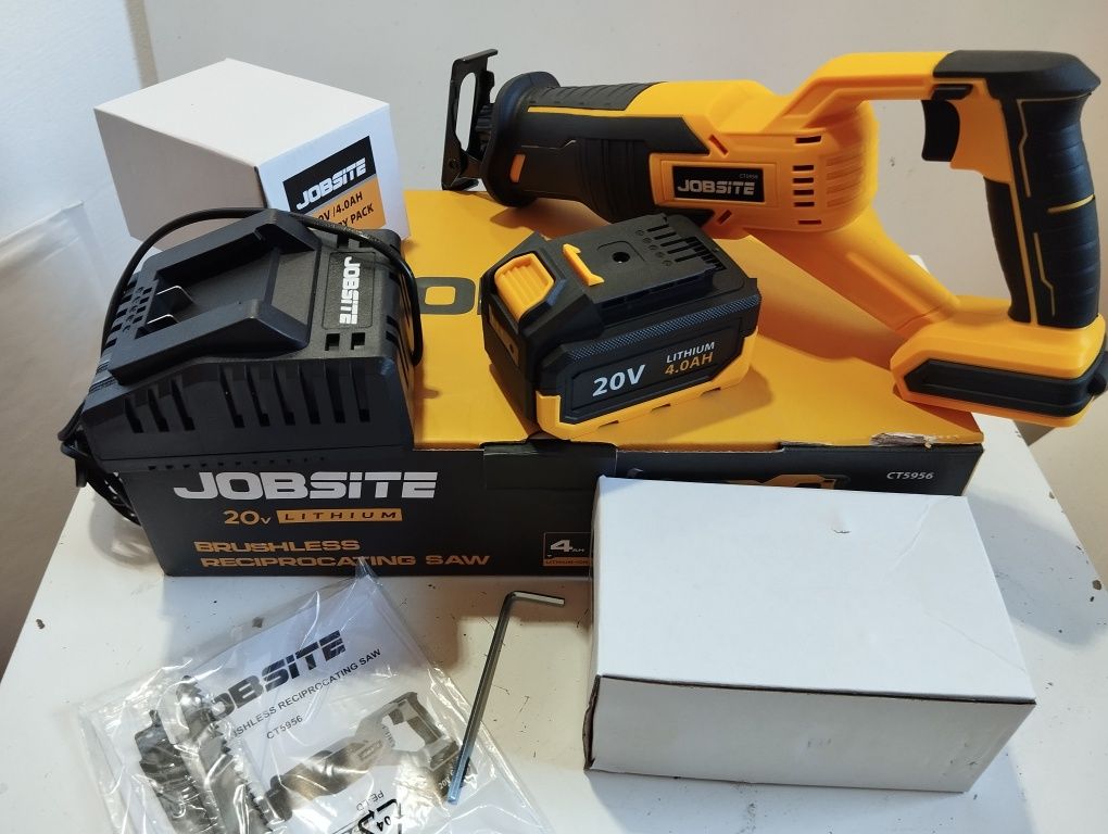 Piła szablasta krótka JOBSITE CT5956 NOWA 20V 4.0ah mocna