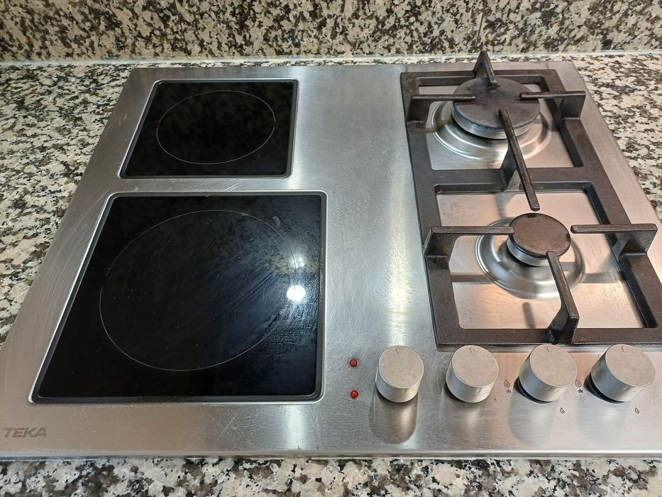 Placa mista gás e vitrocerâmica Teka EFX 60