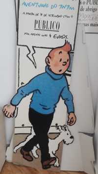 Tintin - Perfil cartão publicidade