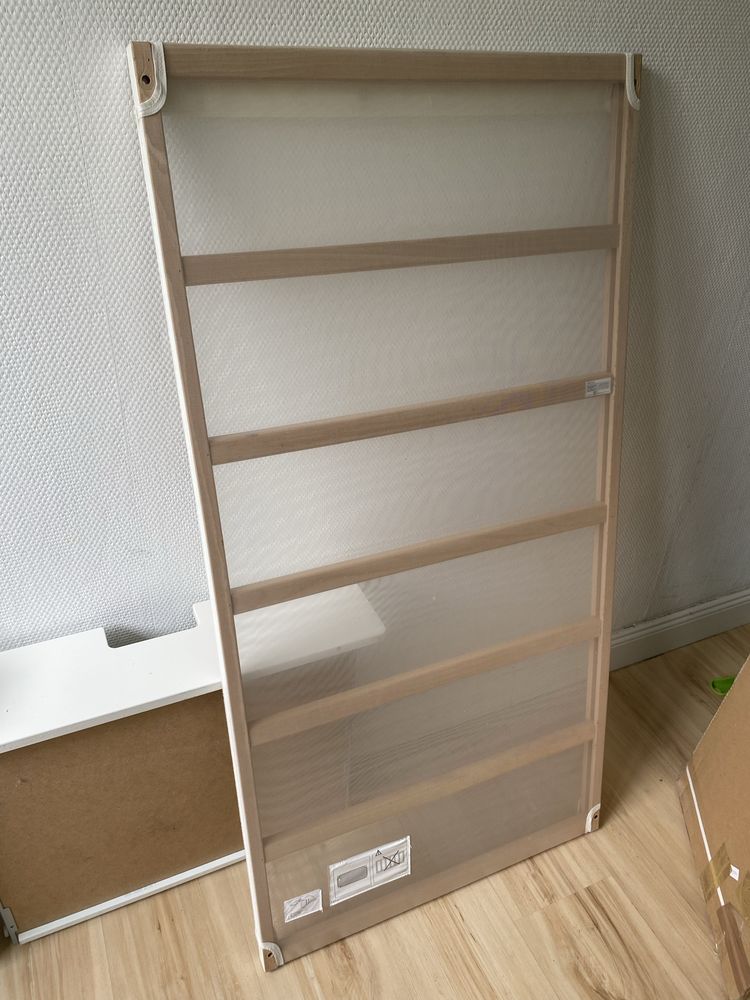 Łóżeczko dziecięce z przewijakiem IKEA STUVA białe 86x126x67