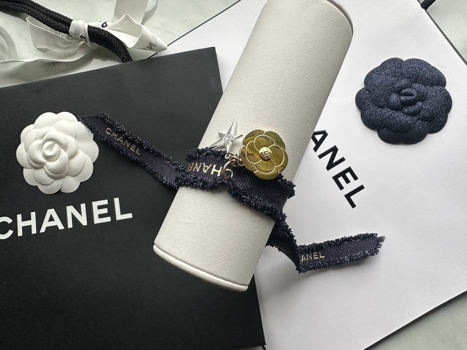 Chanel limitowany charms podwojny