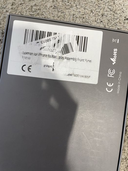 Bokman Wyświetlacz IPhone 6S czarny