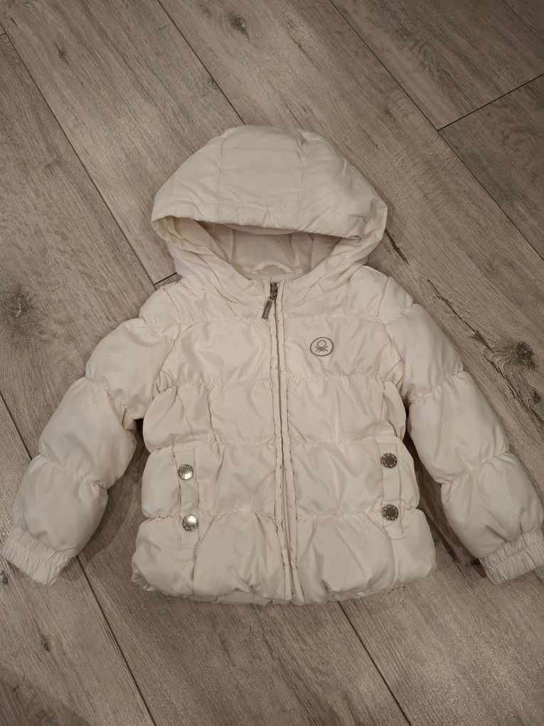 Kurtka puchową Benetton r.74