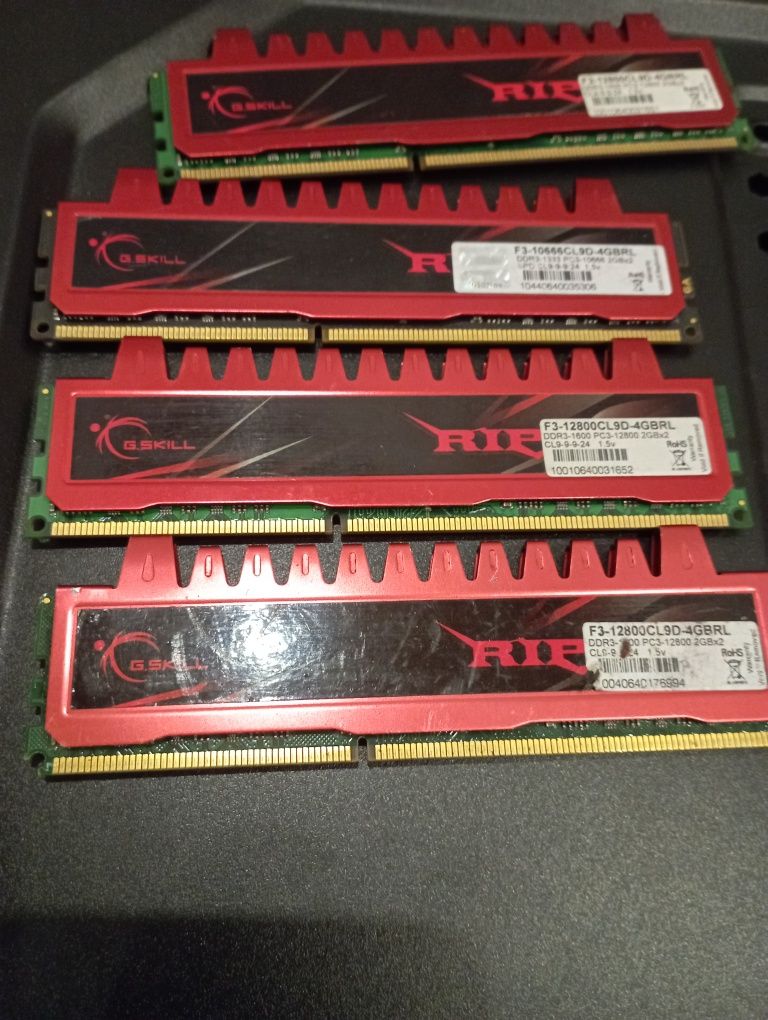 Оперативна рам'ять (ОЗУ) G.Skill Ripjaws DDR3 8ГБ 2ГБх4 1600MHz