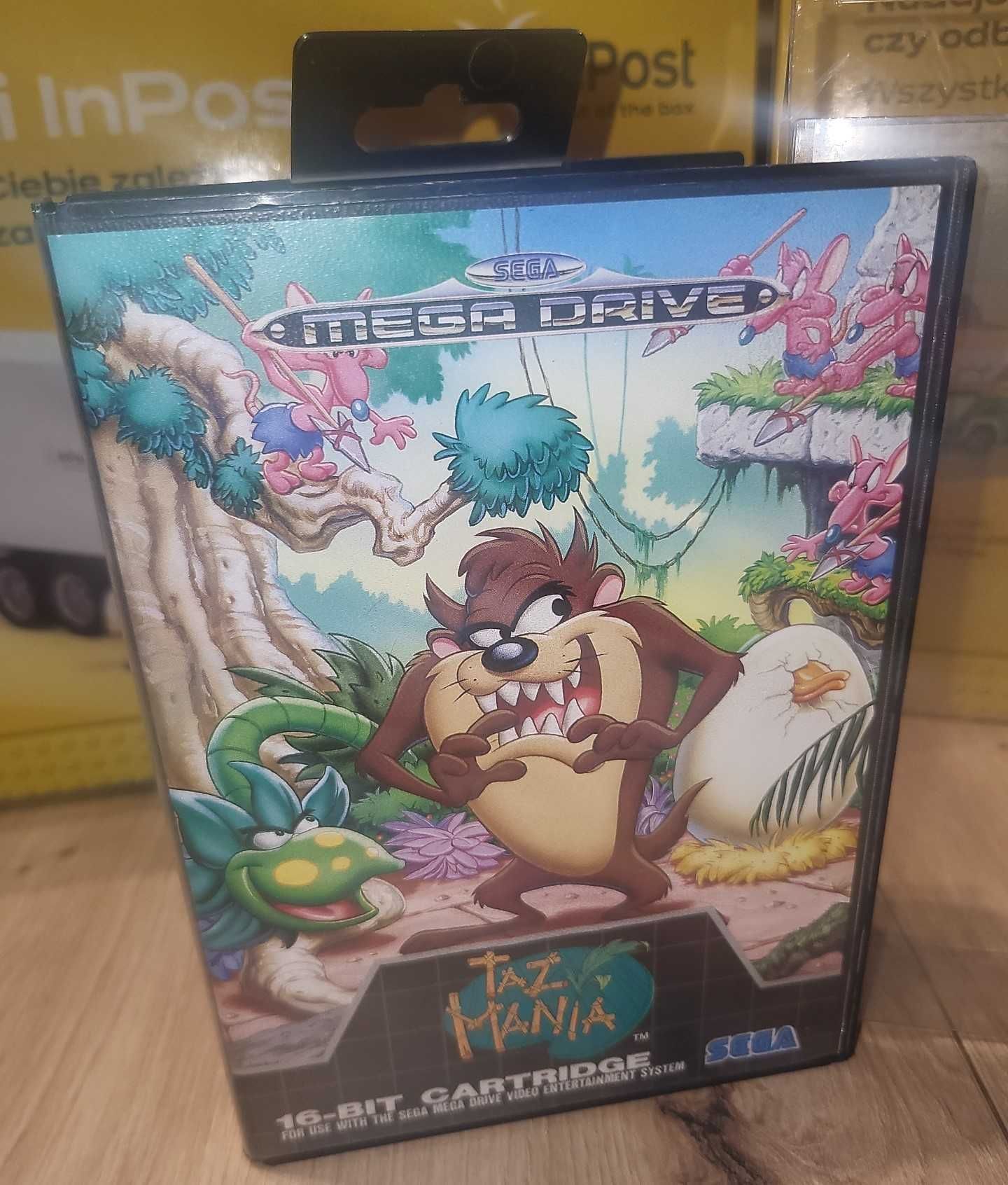 Gra Taz Mania - SEGA Mega Drive - DB+ stan Komplet +Protektor