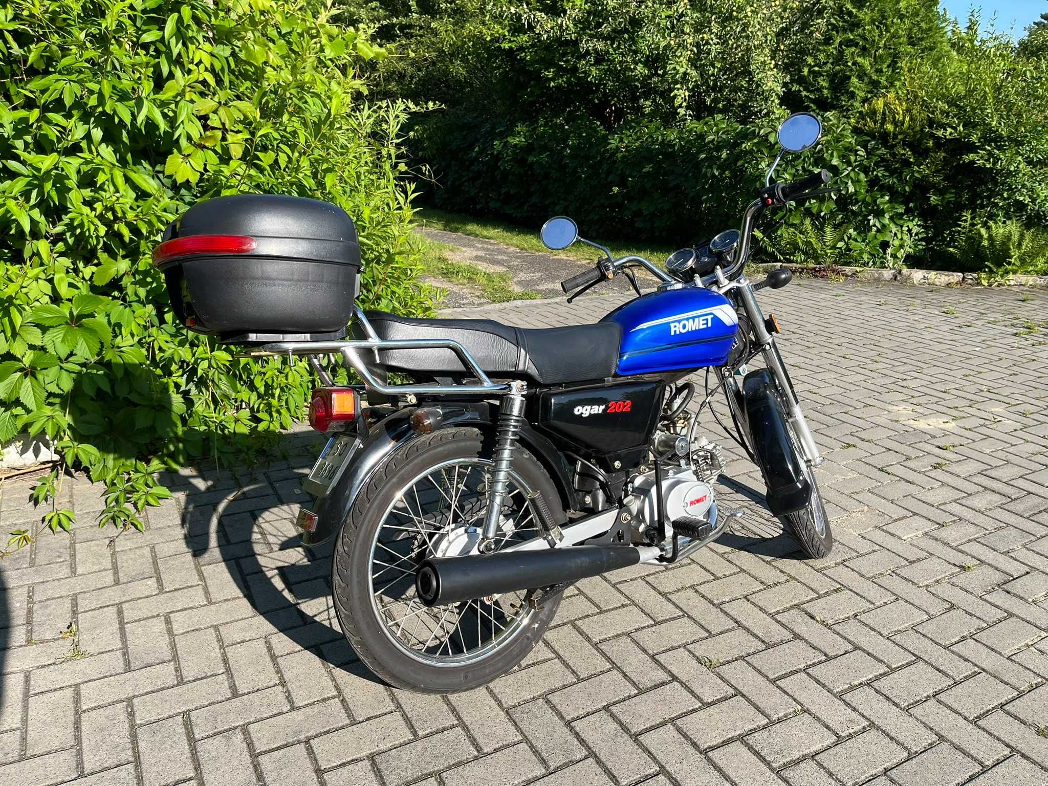 Romet Ogar 202, 2014 rok, stan bdb, 1130 km, po serwisie, kask, szybka
