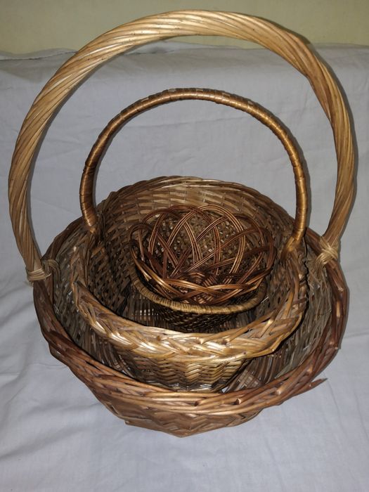 Плетенные корзины корзинки вазочки тарелки блюда