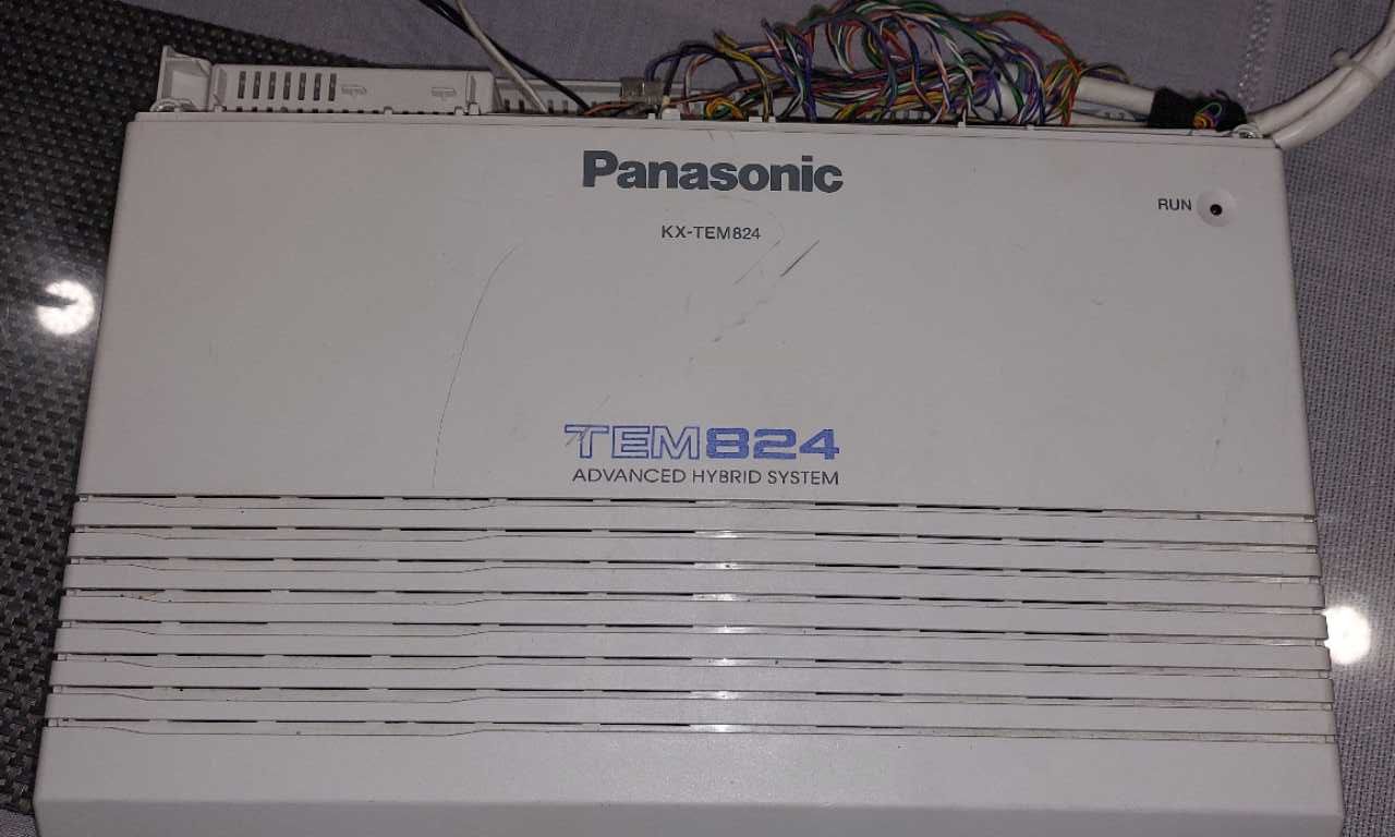 Centrala tel. Panasonic KX-TEM824PD plus PATCHPANEL 24 PORT