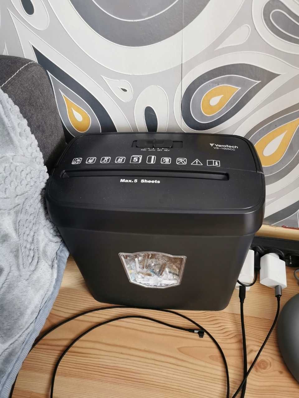 Niszczarka Ścinkowa Rodo Do Dokumentów Papieru Mocna Wydajna