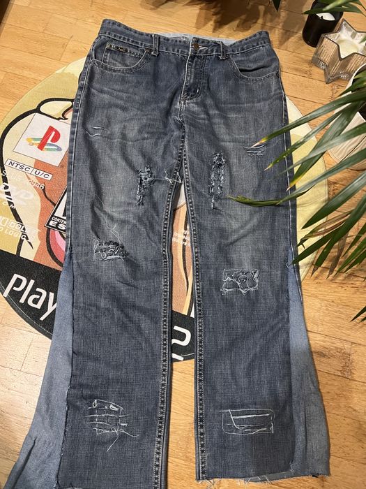 flared mastermind type balenciaga клеш фларед jeans джинсы штаны