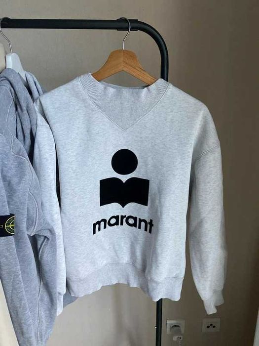 ISABEL MArant Biała bawełniana bluzka z długim rękawem Nowość L