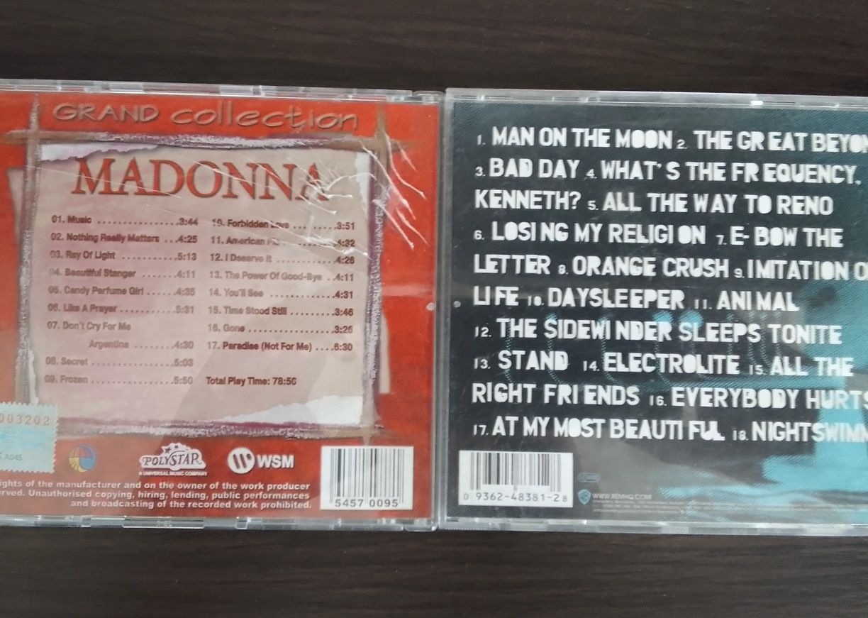 CD диски:Madonna/ гр.R.E.M.