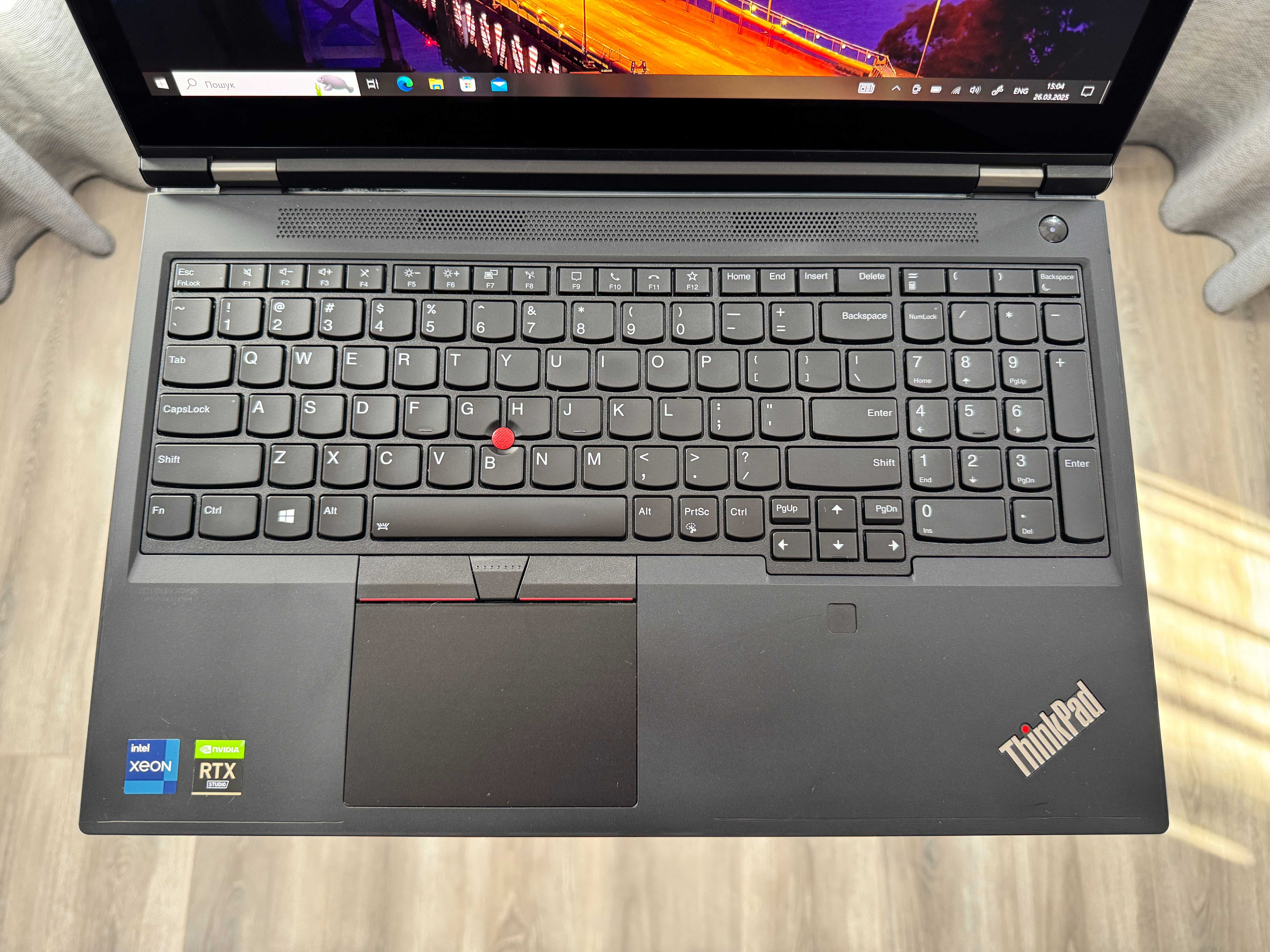 Ноутбук Lenovo ThinkPad P15 | Xeon W-10855M RTX 5000 | 32/512 | 4K IPS