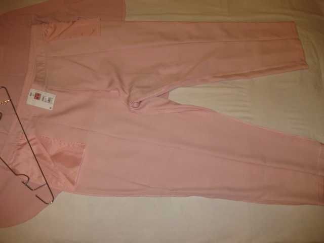 22UK 50Eu рожеві світлі зручні брюки штани Мом дуже великий розмір 5хл