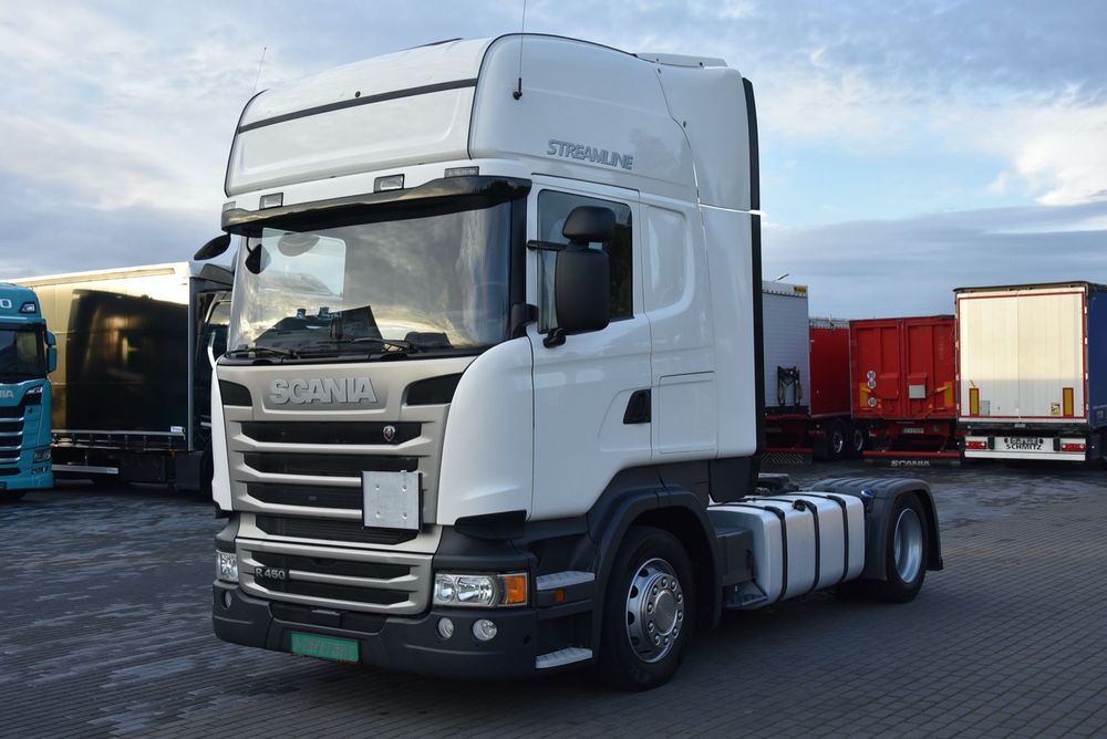 Scania R450 MEGA/LOW DECK / SALON POLSKA / TOPLINE / 2017 / **Retarder** ! Jak nowa ! !