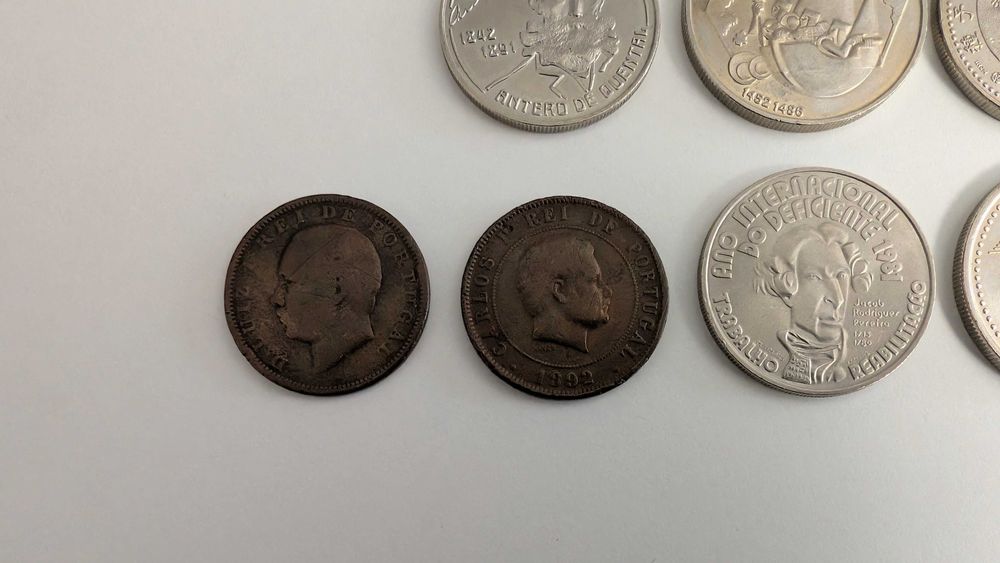 Moedas comemorativas/de coleção