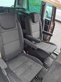 VW Sharan 7N fotele kanapy komplet plus elementy plastikowe