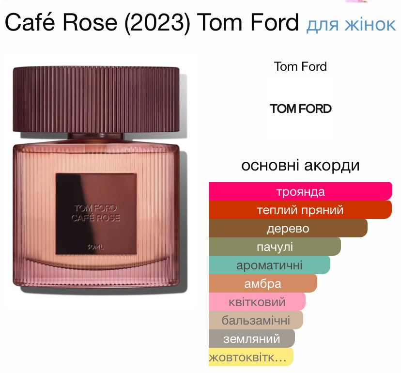 TF Cafe Rose новинка 2023