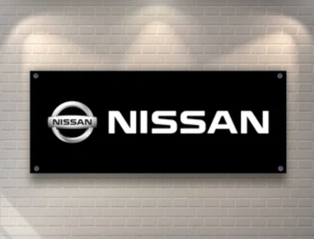 Baner plandeka Nissan 150x60cm
