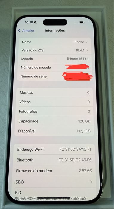 Iphone 15 Pro 128GB - Titanium Natural